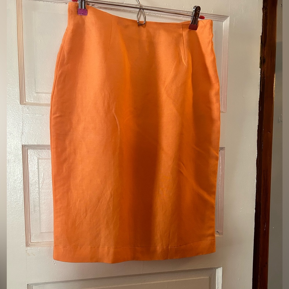 Vintage Pencil Midi Skirt